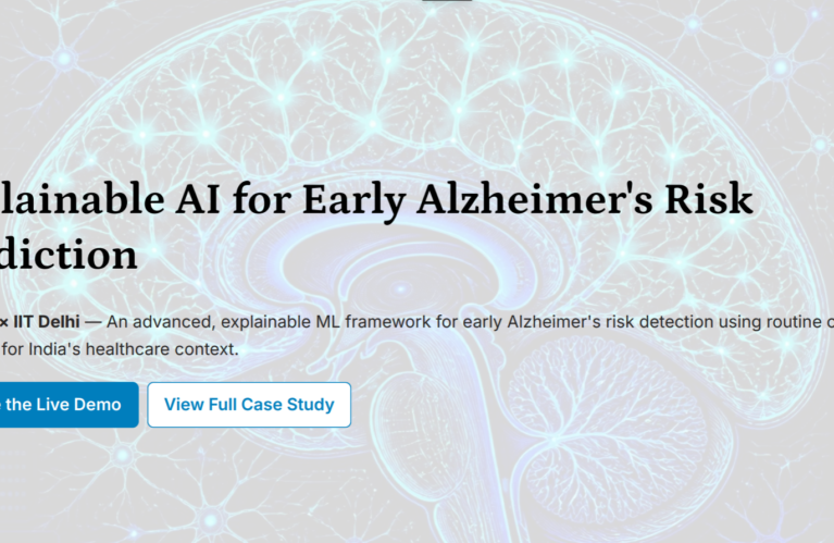 Explainable AI for Early Alzheimer's Risk Prediction